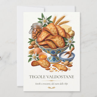 Tegole Valdostane – Vintage Italian Dessert Inbjudningar