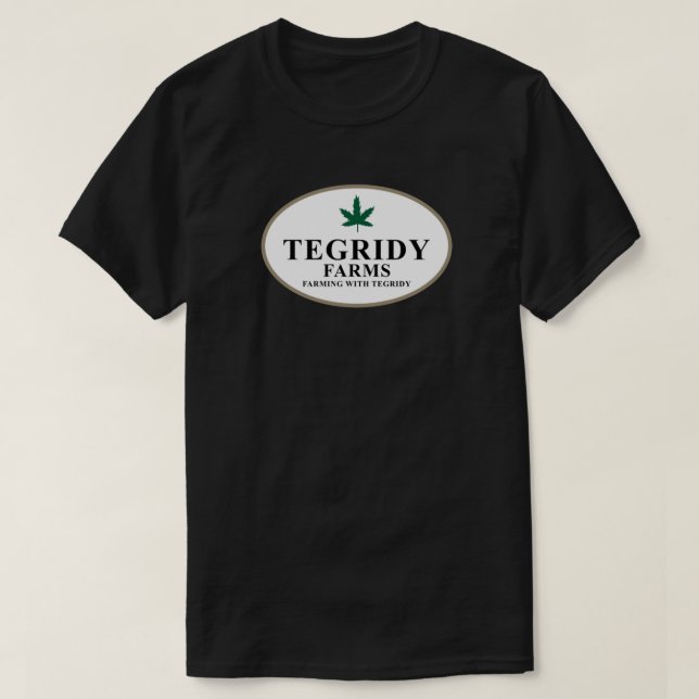 Tegridy Farms Essential T-Shirt (Design framsida)