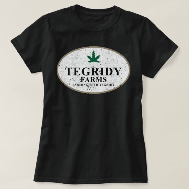 Tegridy-gårdarna - jordbruk med tegridy t shirt (Design framsida)