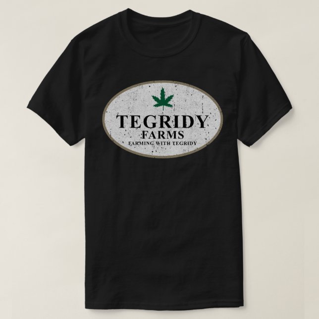 Tegridy-gårdarna - jordbruk med tegridy t shirt (Design framsida)