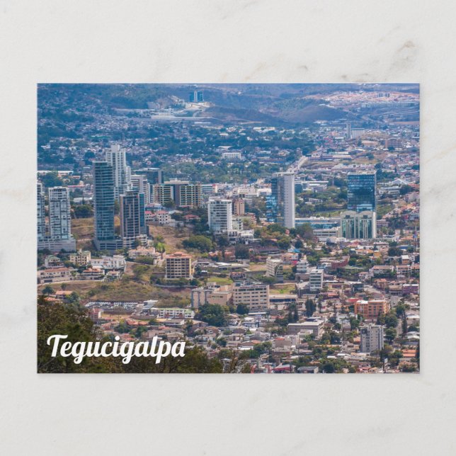 Tegucigalpa, Honduras City Vykort (Framsida)