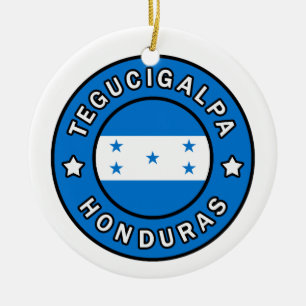 Tegucigalpa Honduras Julgransprydnad Keramik