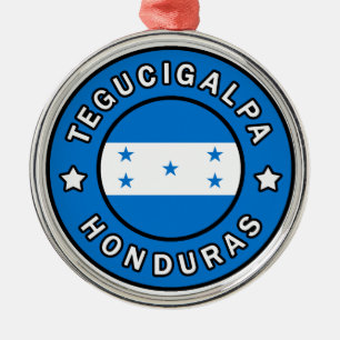 Tegucigalpa Honduras Julgransprydnad Metall