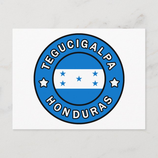 Tegucigalpa Honduras Vykort (Framsida)
