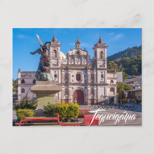 Tegucigalpa, Iglesia Santa María de los Dolores Vykort (Framsida)