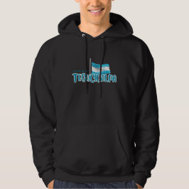 Tegucigalpa med Honduras flagga Hoodie