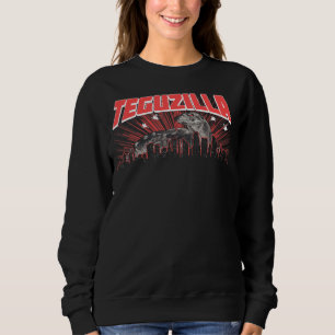 Teguzilla Little Lizard Black & White Gecko Bearde T Shirt