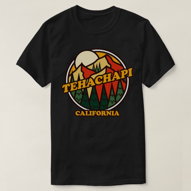 Tehachapi California Mountain Hiking TShirt 3 T Shirt (Design framsida)