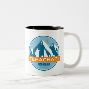Tehachapi Mountain California Stars Måne Två-Tonad Mugg