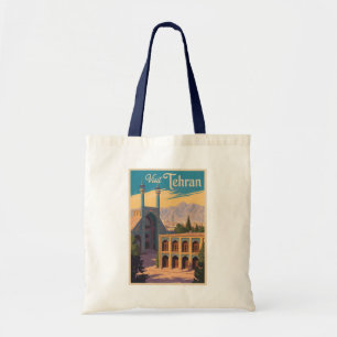 Teheran Iran Golestan Palace Illustration Travel Tygkasse