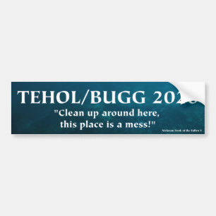 Tehol/Bugg 2020 - Rengöring upp runt om här! Bildekal