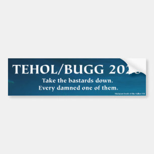 Tehol/Bugg 2020 - Ta oäktingarna besegrar Bildekal
