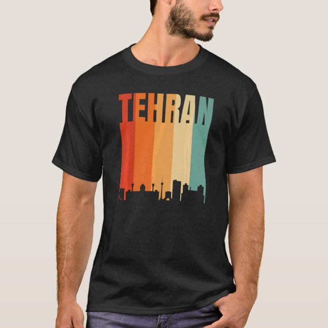 Tehran Skyline T Shirt (Framsida)