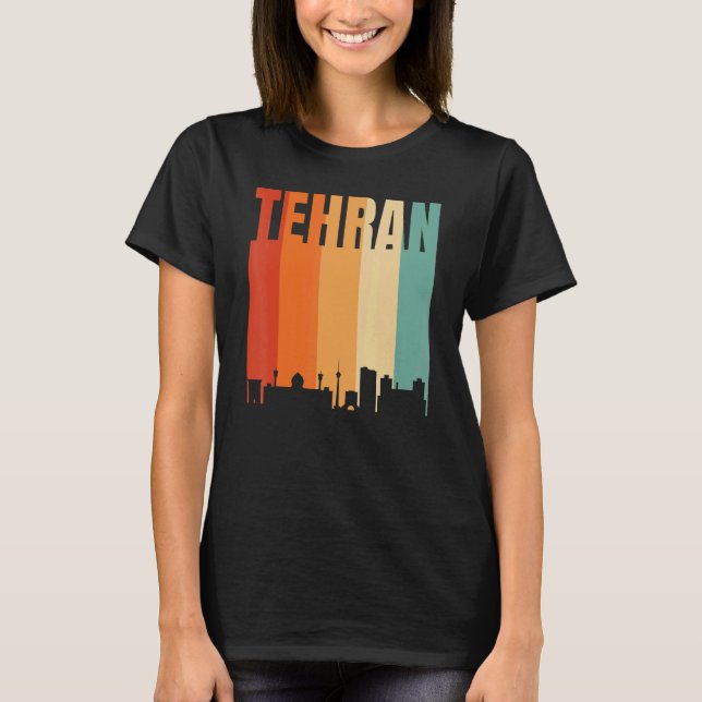 Tehran Skyline T Shirt (Framsida)