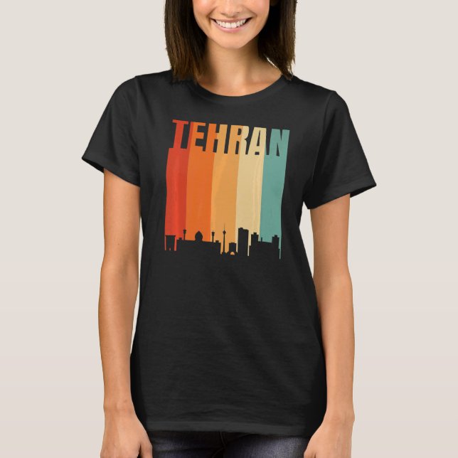 Tehran Skyline T Shirt (Framsida)