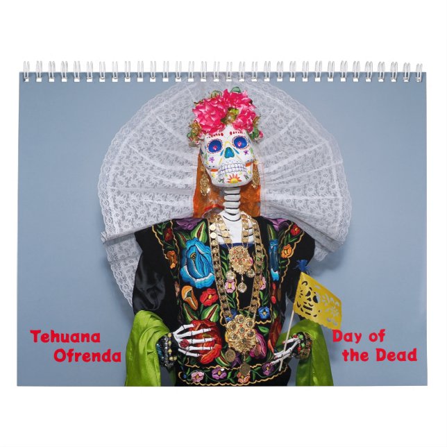 Tehuana Ofrenda - Day of the dead Kalender (Omslag)