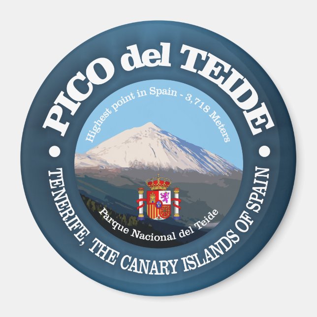 Teide Magnet (Framsidan)
