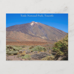 Teide nationalpark, Tenerife-vykort Vykort