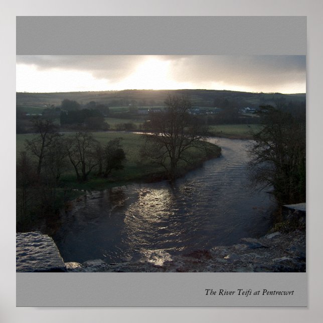Teifi Sunset Poster (Framsidan)