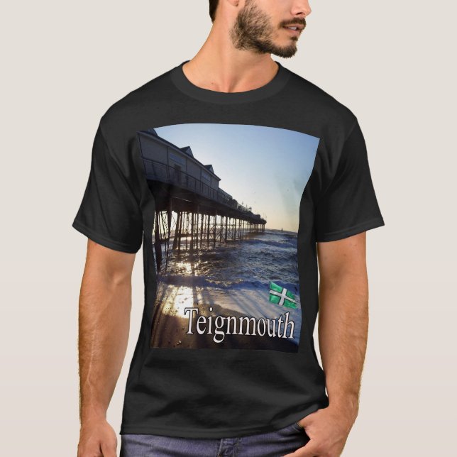 Teignmouth, Devon T Shirt (Framsida)