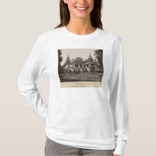 Teik Kyaung kloster, isle av Katoen T-shirt