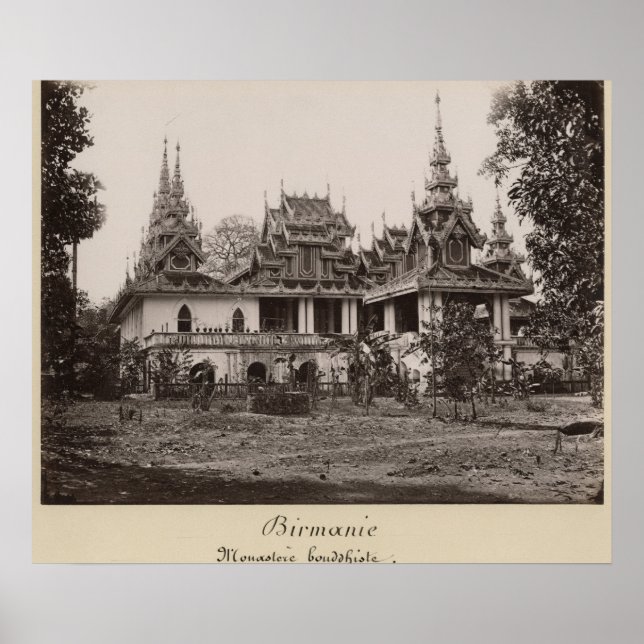 Teik Kyaung-klostret, Ka Toes ö Poster (Framsidan)