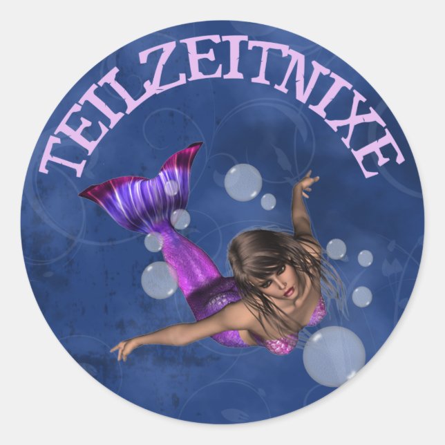 Teilzeitnixe Runt Klistermärke (Framsida)