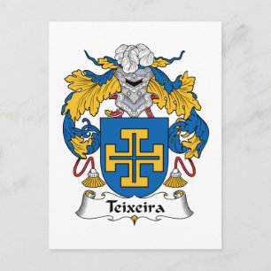 Teixeira Family Crest Vykort