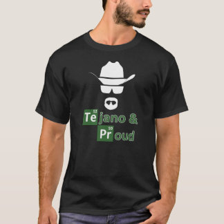 Tejano och stolt manar mörka T-tröja T-shirt