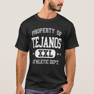 Tejanos Retro Athletic Egendom Dept T Shirt