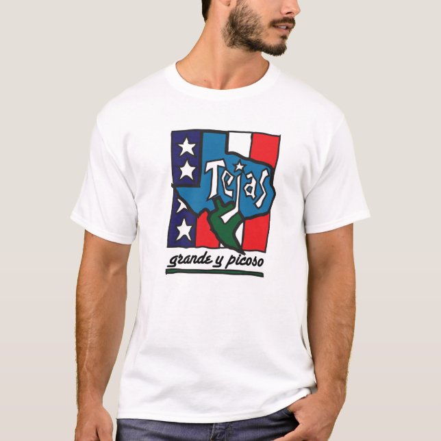 "Tejas" grafisk utslagsplats T-shirt (Framsida)