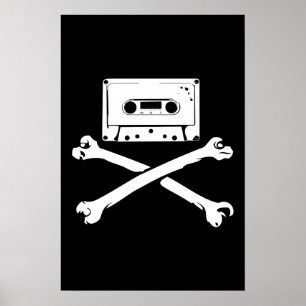 Tejpa & tejpa för piratkopiering för poster