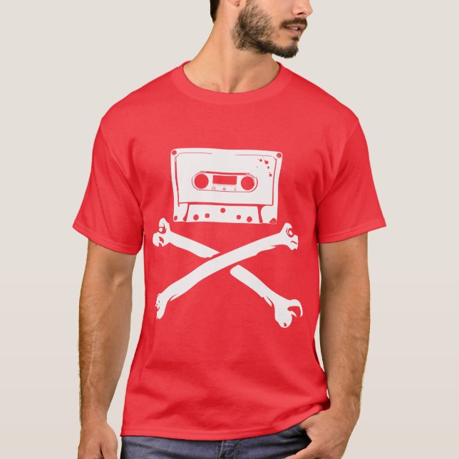 Tejpa & tejpa för piratkopiering för t-shirt (Framsida)
