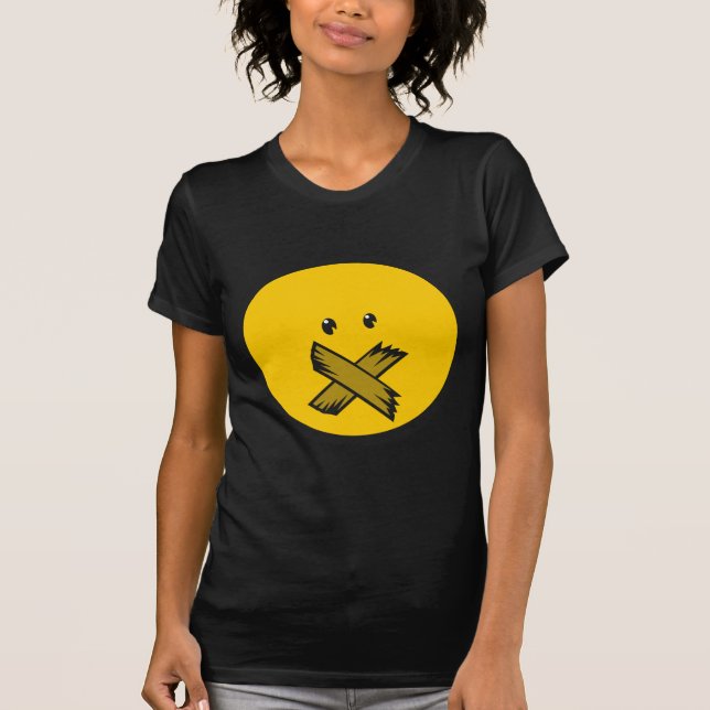 Tejpad mun Emoji T-shirt (Framsida)