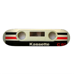 Tejpar den retro kassetten för den Geeky nerdy Skateboard Bräda 20,5 Cm