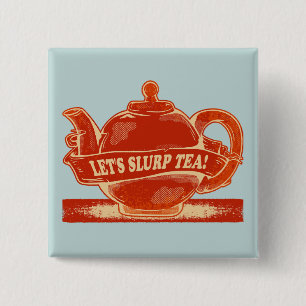 Tekanna Funny Drinking Tea Knapp