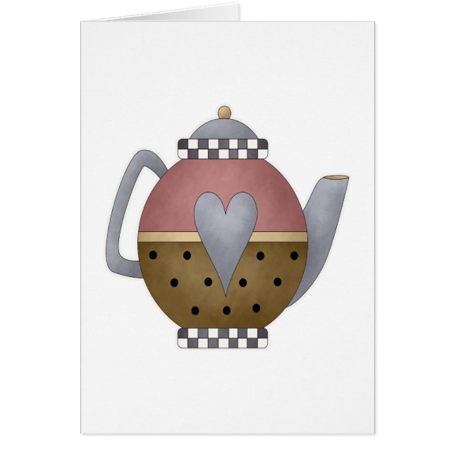 Tekanna Hälsningskort (Framsidan)