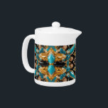 Tekanna med Bahamas Färg Design<br><div class="desc">Öka tetiden med vår **Tekanna med Bahamas Färg Design**, där tropisk vigri möter enastående hantverk. Den här tekannan är inspirerad av Bahamas häpnadsväckande nav och visar en andningsfull blandning av turkos och gyllene toner, vilket framkallar ett öparadis sanna skönhet. Oavsett om du serverar gäster, njuter av ett fredligt ögonblick eller...</div>
