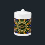 Tekanna med Brasiliens Färg Design<br><div class="desc">Öka din tetid med vår krävande tekanna med Brasiliens varma färg och glittra ädelstenar i en sjudande, lyxig design! Den här tekannan är mer än bara en funktionell artikel. Det är ett fantastiskt konstverk som firar Brasiliens kulturarv. Brasiliens varma, ikoniska nyanser förbättras på ett utmärkt sätt med gnistrande gemstensinspirerade accenter,...</div>