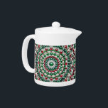 Tekanna med Färg-design<br><div class="desc">Lägg till en droppe italiensk charm till din tetid med vår tekanna för elegant med en italiensk färg-design, förbättrad med värdefulla glittrande stenhöjdpunkter och en fängslande 3D-vibrationseffekt! Denna tekanna är mer än bara en praktisk fråga. Den är en firande av Italiens rik och pulserande design. Den ikoniska komen av färg...</div>
