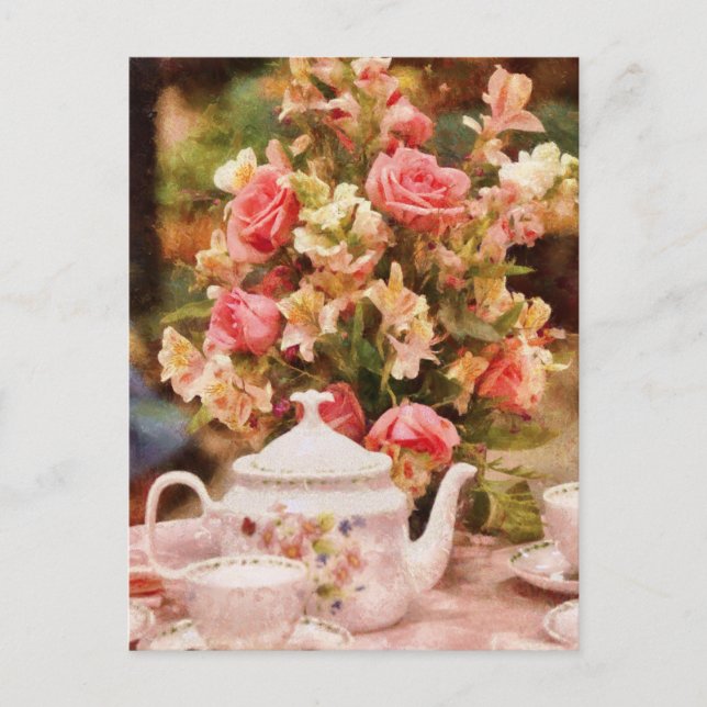 Tekanna - mer te Milady Vykort (Framsida)