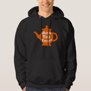 Tekanna - Mer te Vicar? - Orange och vitt Hoodie