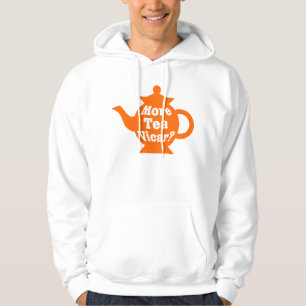 Tekanna - Mer te Vicar? - Orange och vitt Sweatshirt