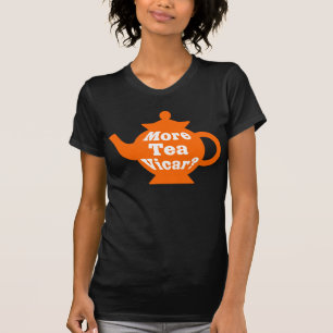 Tekanna - Mer te Vicar? - Orange och vitt Tröja