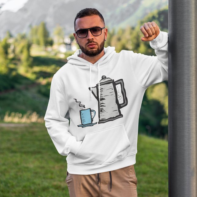 Tekanna och Kopp Hoodie (Skapare uppladdad)