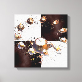 Tekanna Party Canvastryck