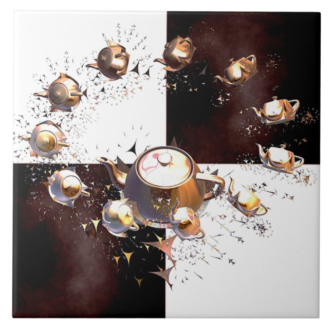 Tekanna Party Kakelplatta (Framsidan)