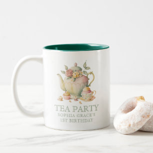Tekanna & Tea Kopp Whimsical Wildblomma Anpassning