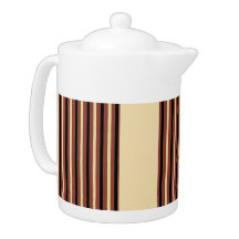 Tekannan Beige, Brown och Black Stripe