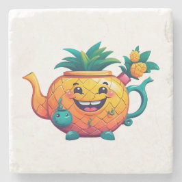 Tekannan Lycklig & Prosperous Pineapple Stenunderlägg